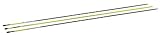 SKLZ Unisex-Adult Golftrainingsprodukt Pro Rods-Golf Alignment Sticks, schwarz-gelb, 1 Size