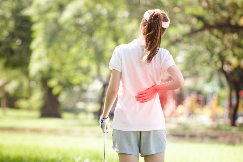 Golf Physiotherapie training