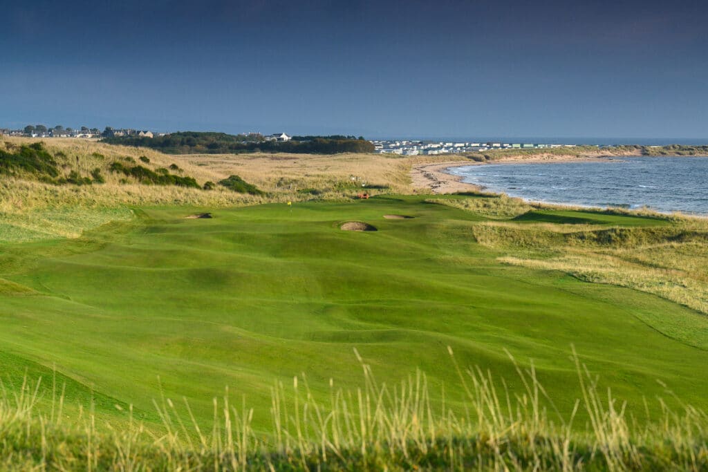 Golfreise Schottland = Golfplatz am Meer