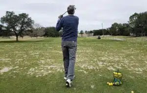 Den Golfball mit dem Sweet Spot spielen